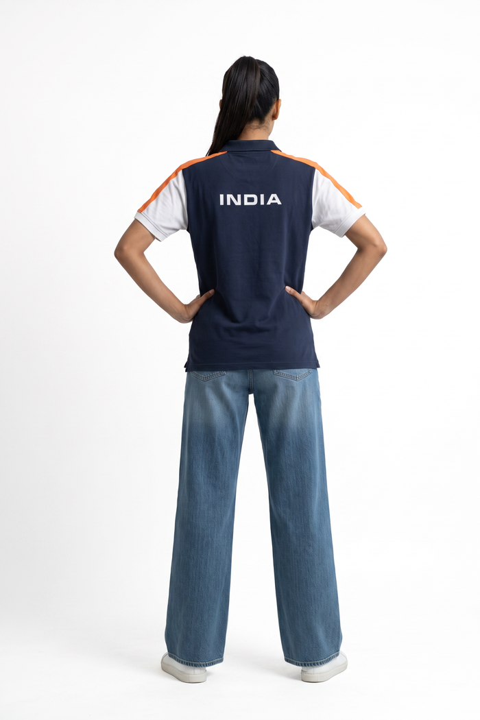 Team India Navy Polo