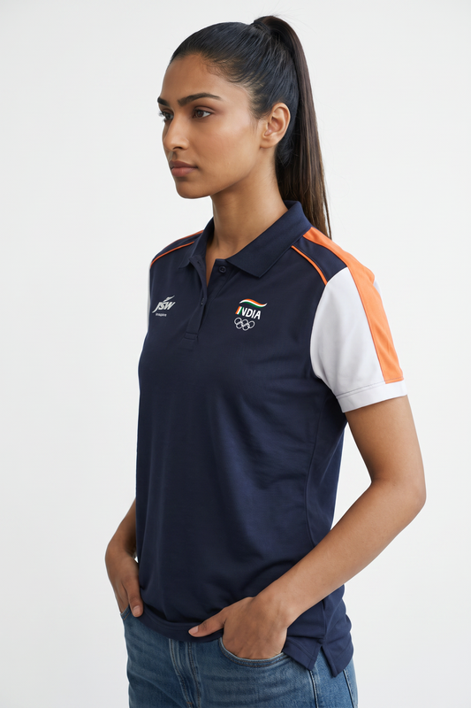 Team India Navy Polo
