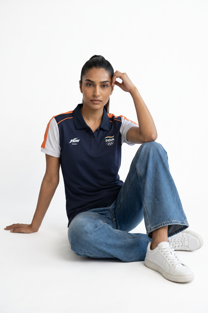 Team India Navy Polo