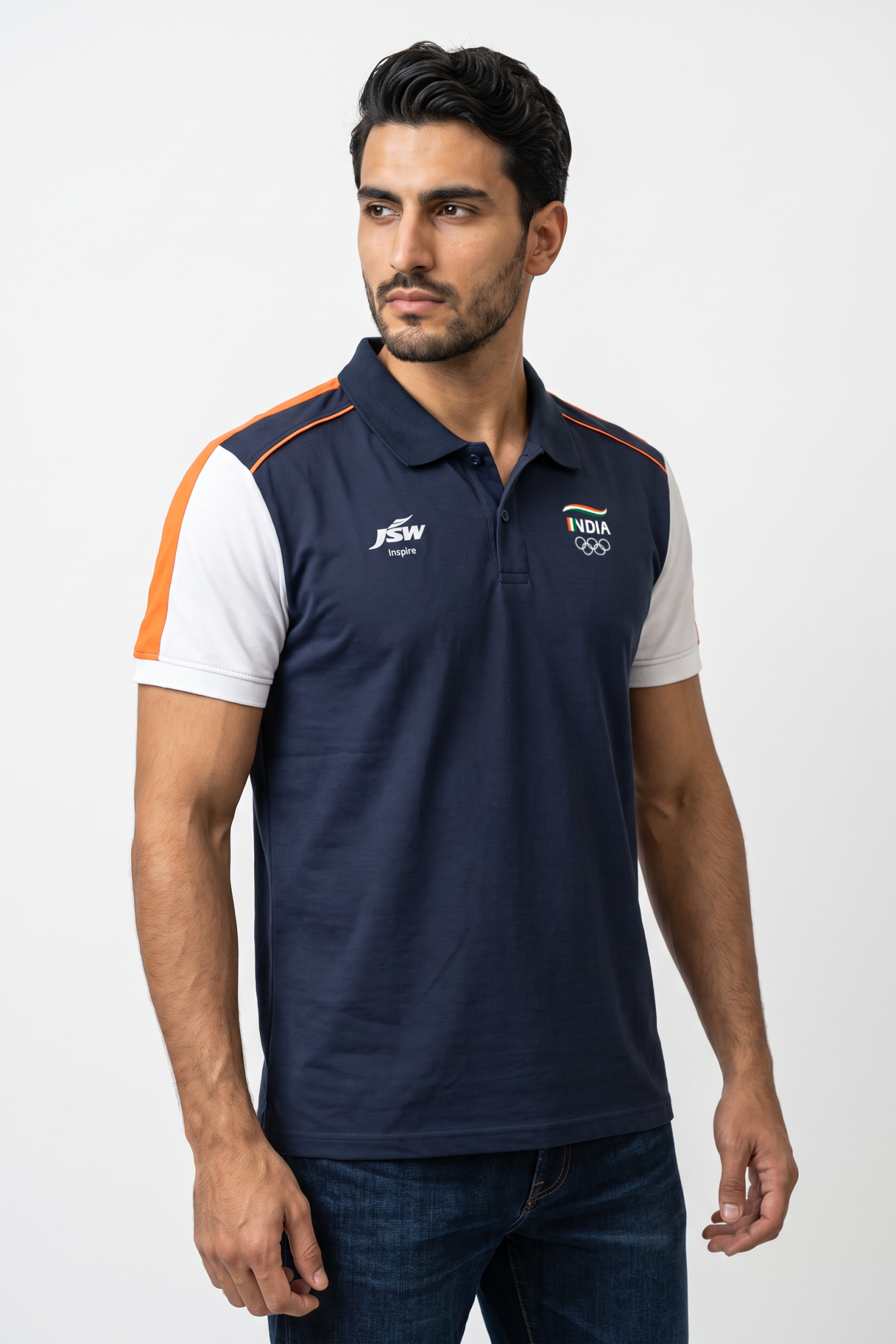 Team India Navy Polo