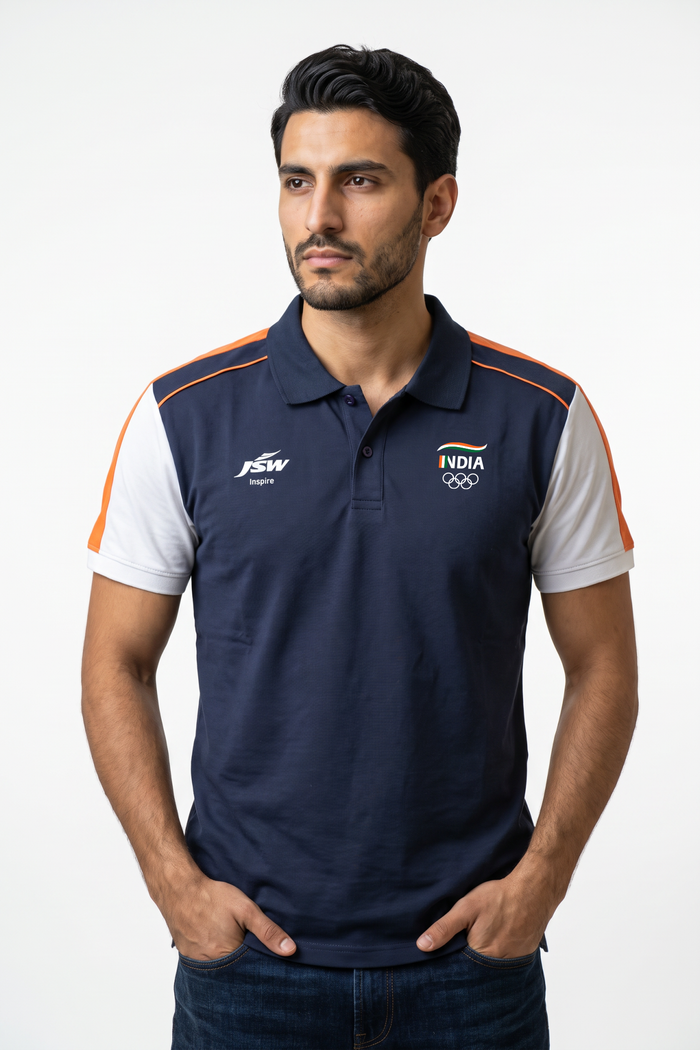 Team India Navy Polo