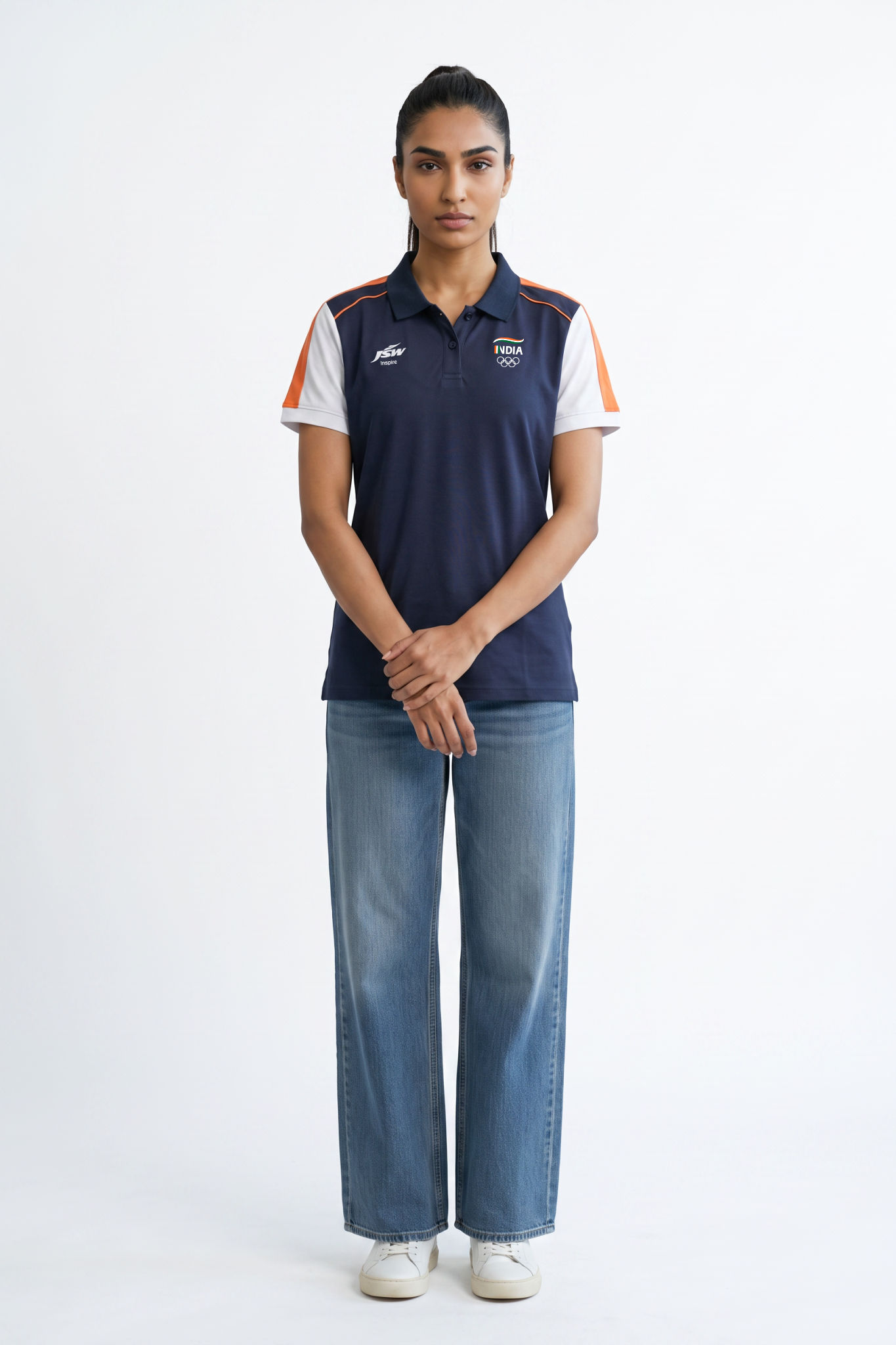 Team India Navy Polo
