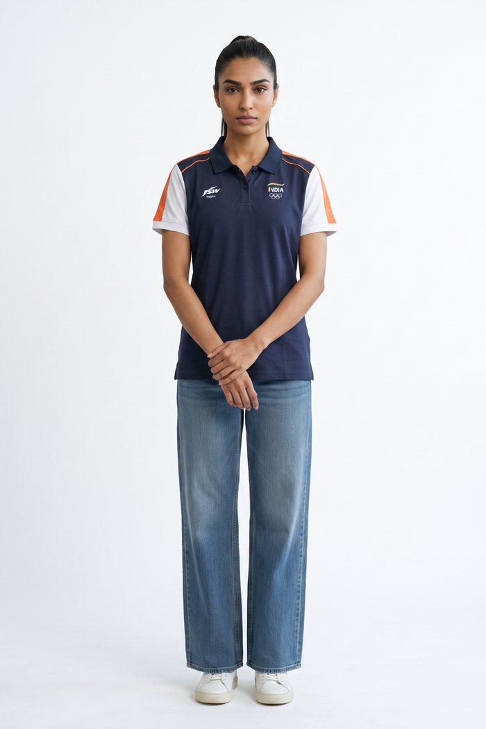 Team India Navy Polo
