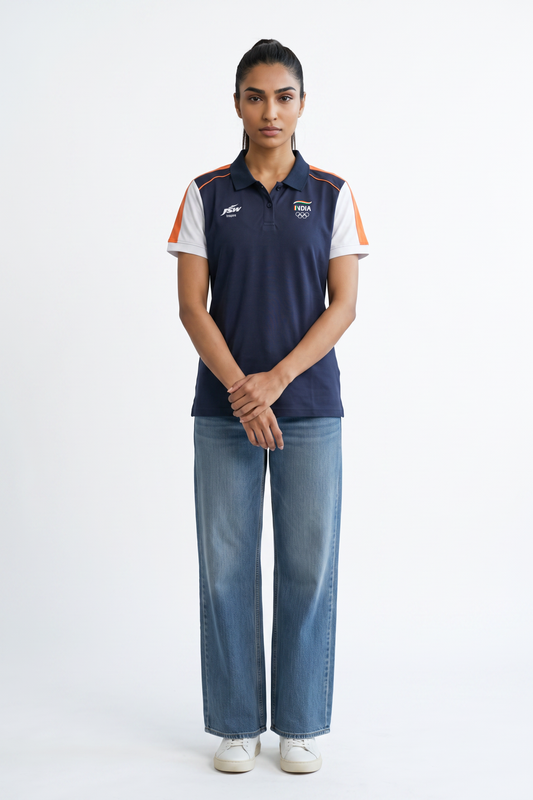 Team India Navy Polo