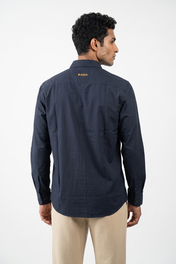 Team India Off Field Shirt Navy