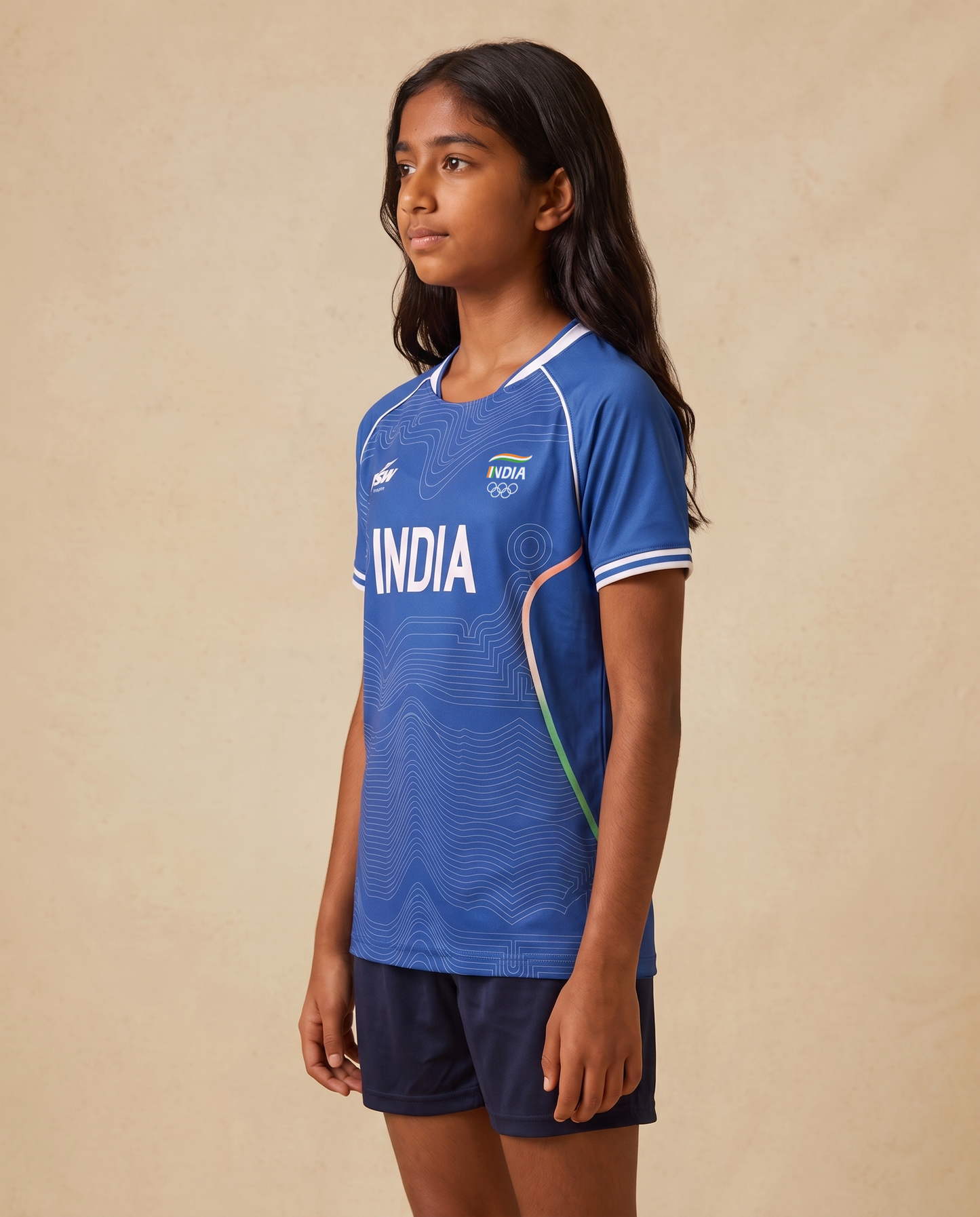 Official Team India 2026 Kids Travel Jersey (Unisex)