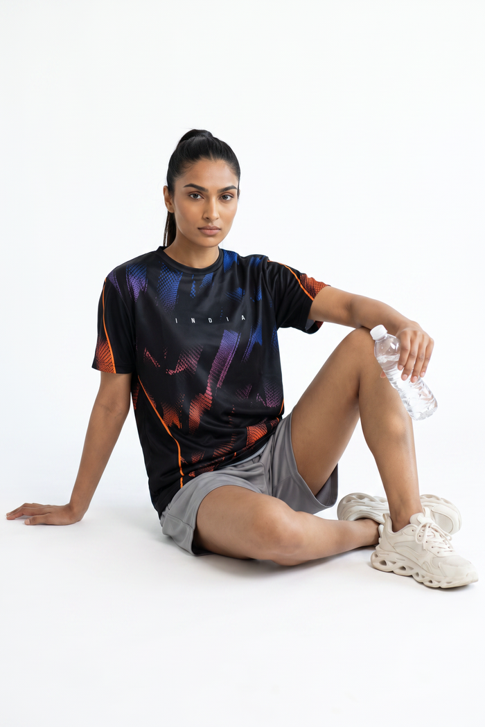 Official Team India Black Stadium Jersey