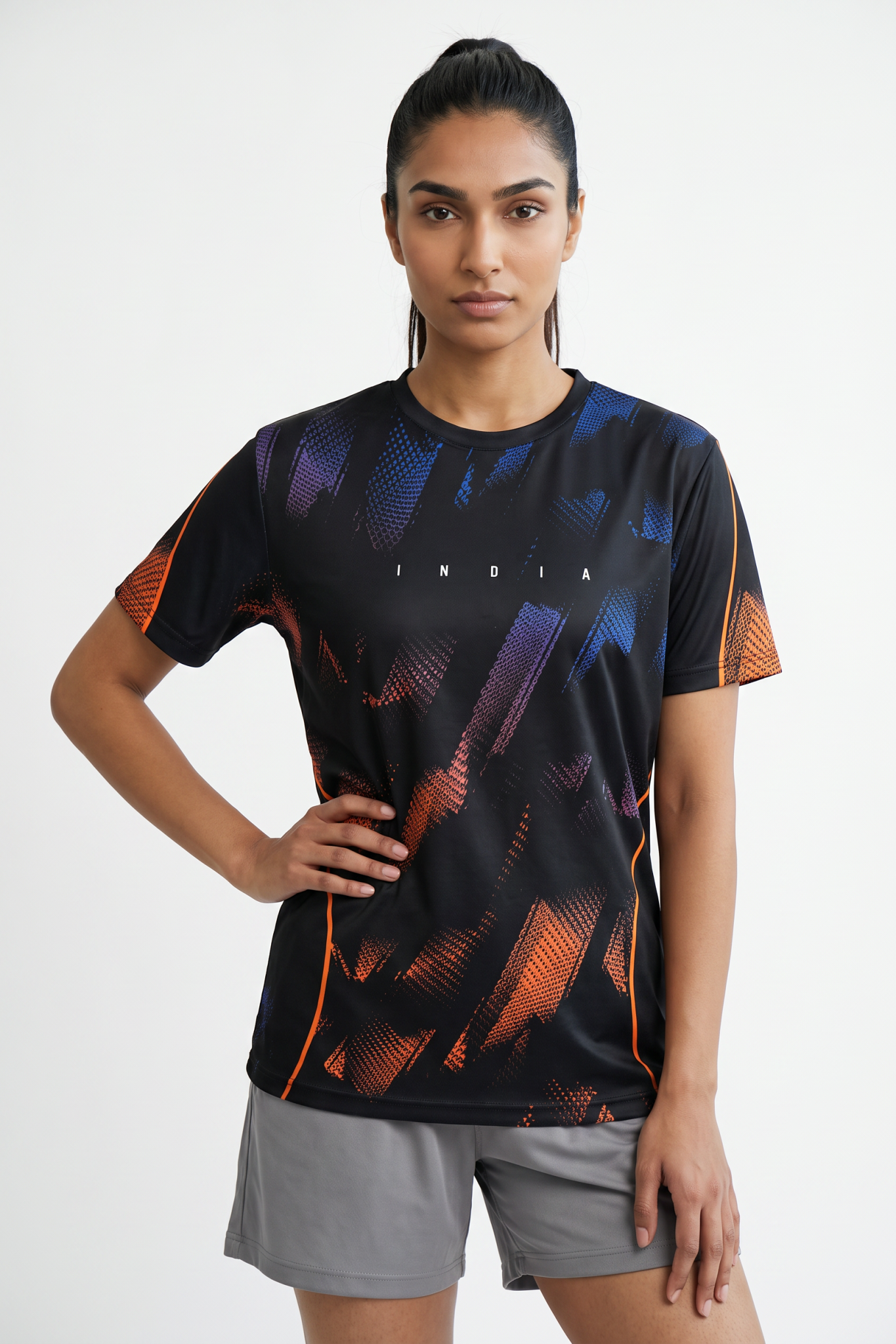 Official Team India Black Stadium Jersey