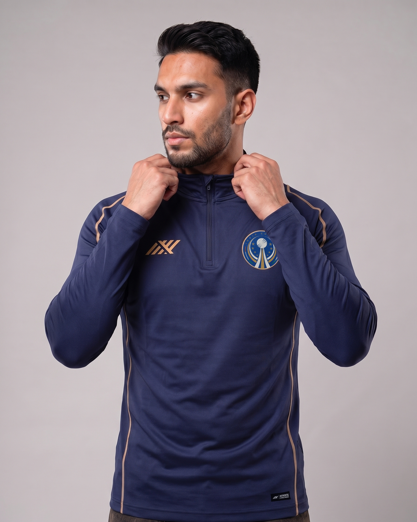 POWERPLAY HALF ZIP TOP