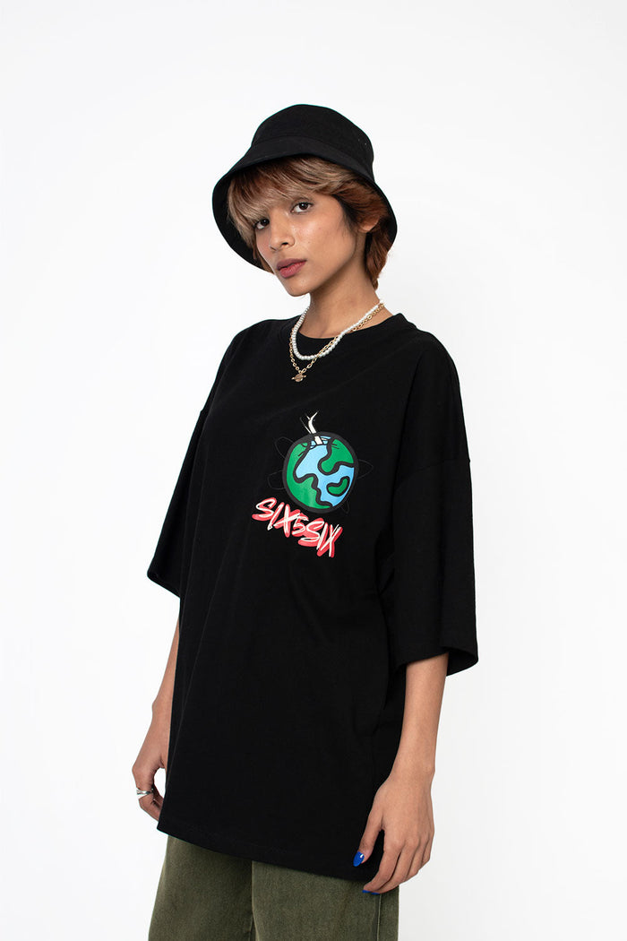 End Of The World Tour Merch T-shirt Black