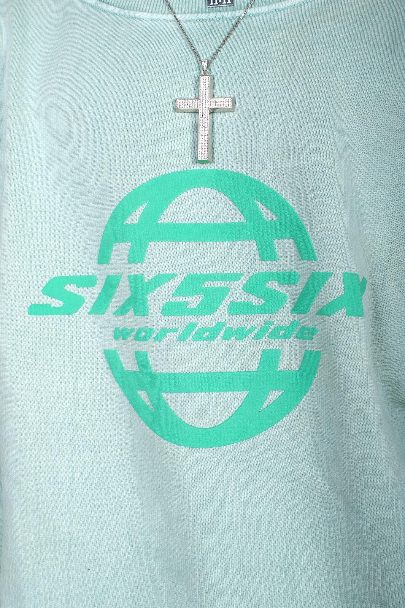 Tic-Tac Crewneck - Mint Green