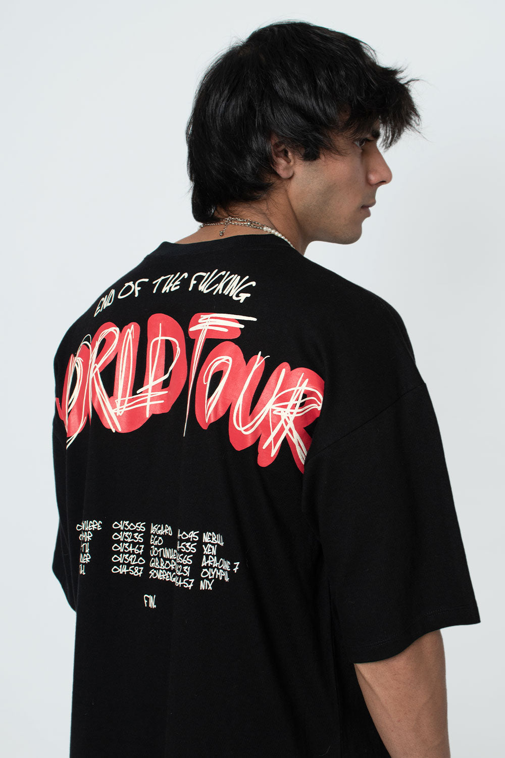 End Of The World Tour Merch T-shirt Black